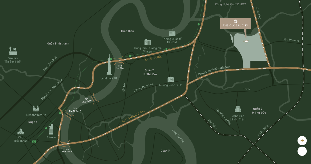 Vị trí Global City